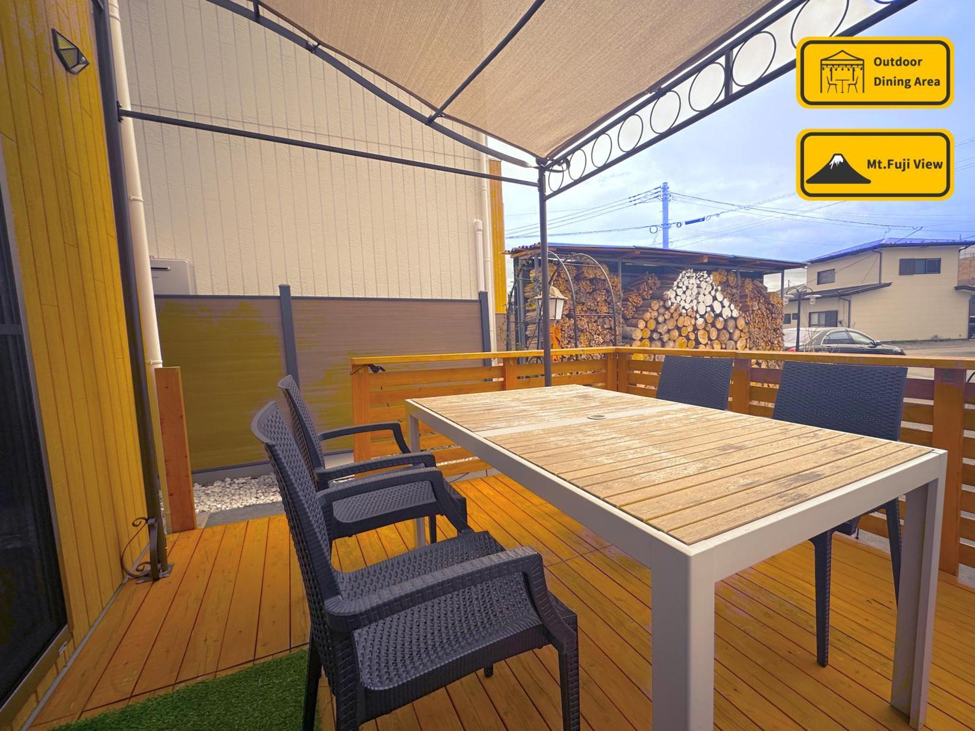 ヴィラ山間堂 Terrace Villa Bbq Bonfire Fuji View Annovillas Fujikawaguchiko Exterior foto